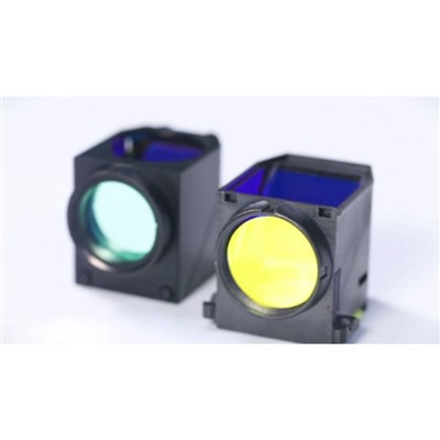 Cubo de filtro dicróico para aplicações de imagem